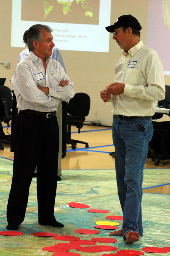 Jim Cathcart and Jon Warren Lentz discuss population issues represented by color