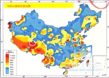 Geothermal Energy Distribution in China Geothermal Energy Distribution in China