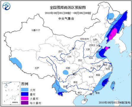 Heavy Rainfall and Various Levels of Rainstorms in China Heavy Rainfall and Various Levels of Rainstorms in China