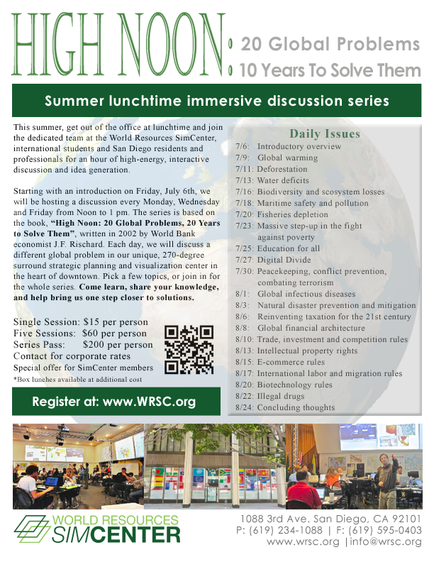 High Noon: Tackling the big issues of our world