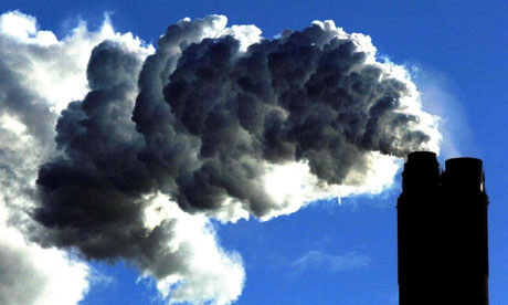 Emissions from a coal-fired power station. The output of greenhouse gases has jumped by the highest amount on record. Photograph: John Giles/PA Emissions from a coal-fired power station. The output of greenhouse gases has ju