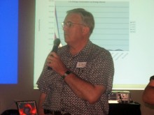 Dan Noble presenting the Sustainability Metrics for the Energy/Climate working group. Dan Noble presenting the Sustainability Metrics for the Energy/Climate working g